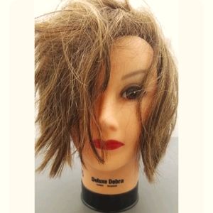 Bohemian eclectic Burmax cosmetology training head mannequin Debra manikin